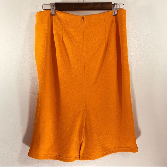 Charles Richards NWT Mustard Skirt M - Picture 7 of 9